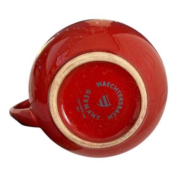 Waechtersbach Germany Red Creamer Pitcher – Dishwasher Safe, 2011 - Picture 5 of 6